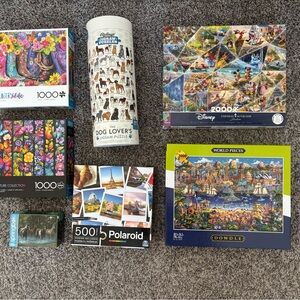 Colorful Jigsaw Puzzle Collection